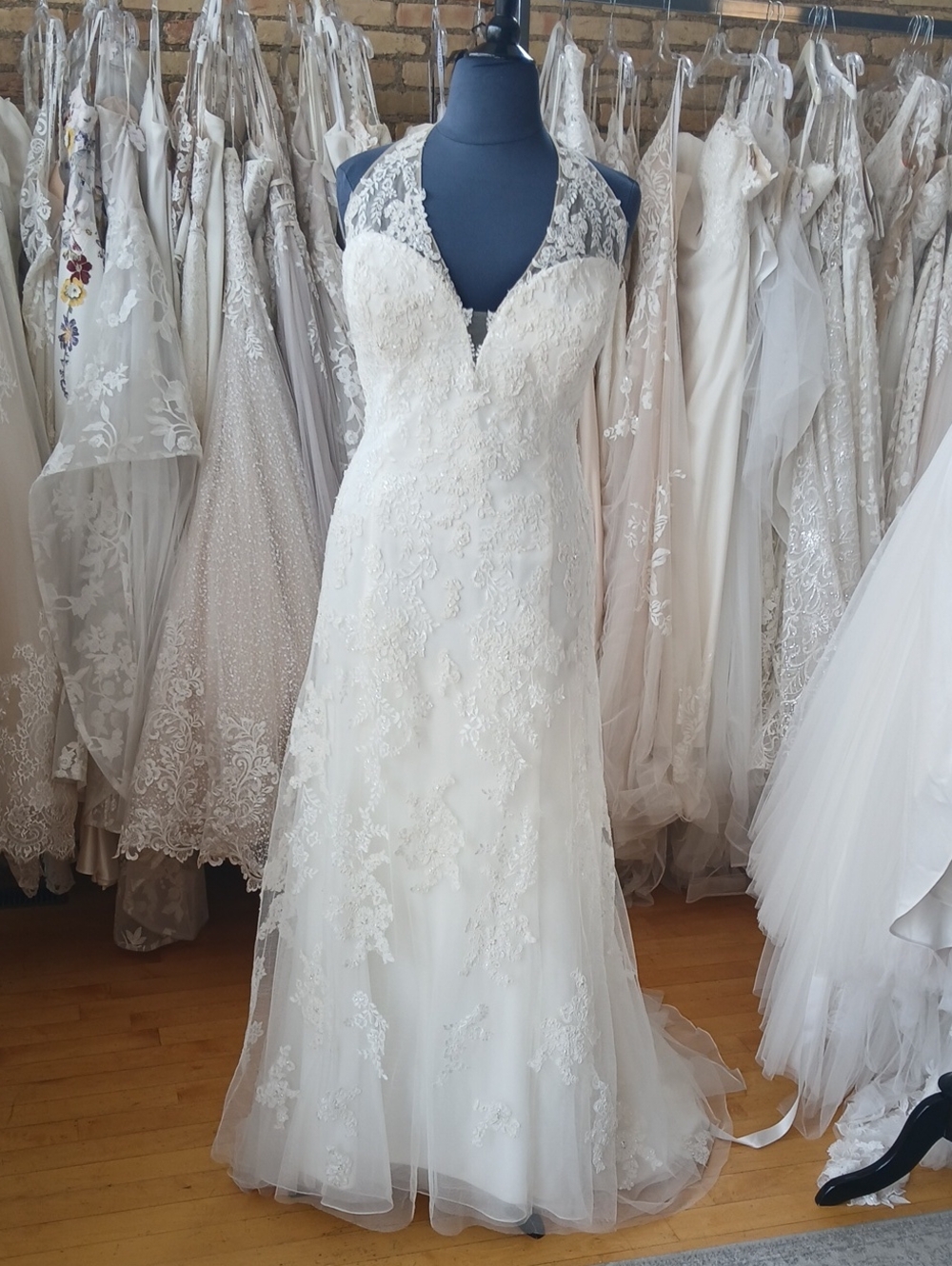 Plus Size Lace Bridal Gown